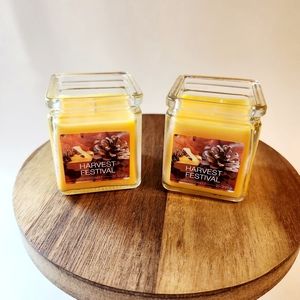 Set Of 2 • Harvest Festival Scented Candle 2.5 Oz